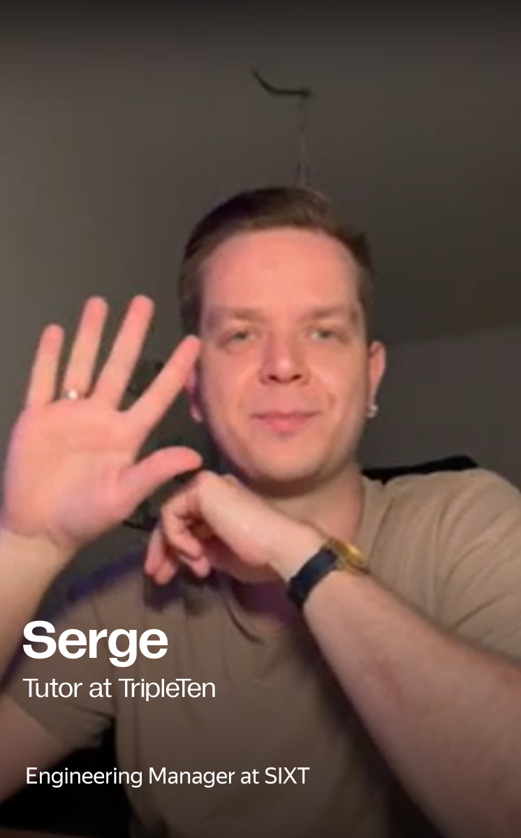 Serge, Tutor at TripleTen